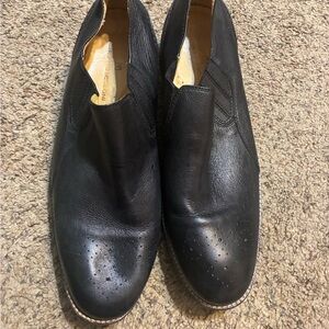 Sandro Moscoloni Black Leather Loafers